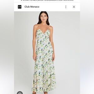 Club Monaco silk organza maxi dress